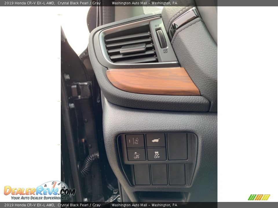 2019 Honda CR-V EX-L AWD Crystal Black Pearl / Gray Photo #10