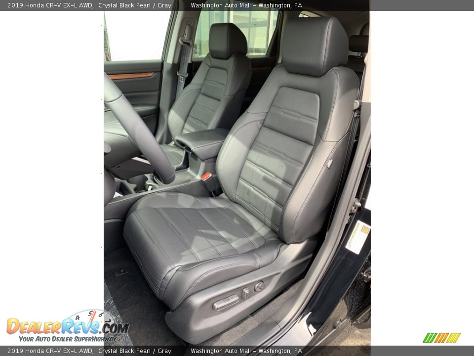 2019 Honda CR-V EX-L AWD Crystal Black Pearl / Gray Photo #12