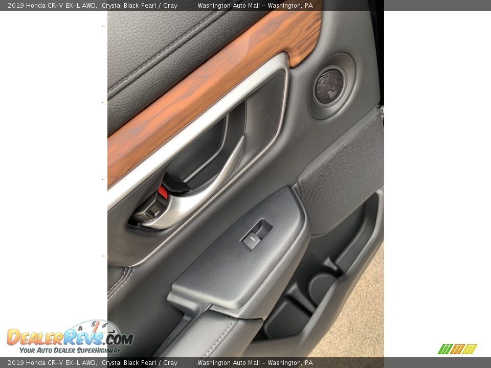 2019 Honda CR-V EX-L AWD Crystal Black Pearl / Gray Photo #17