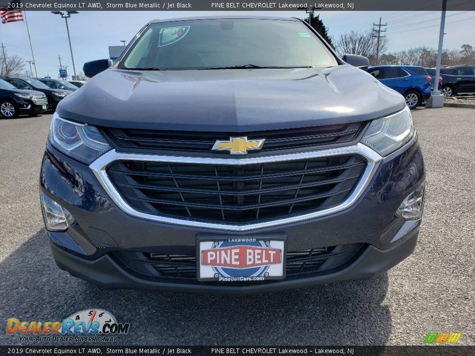 2019 Chevrolet Equinox LT AWD Storm Blue Metallic / Jet Black Photo #2