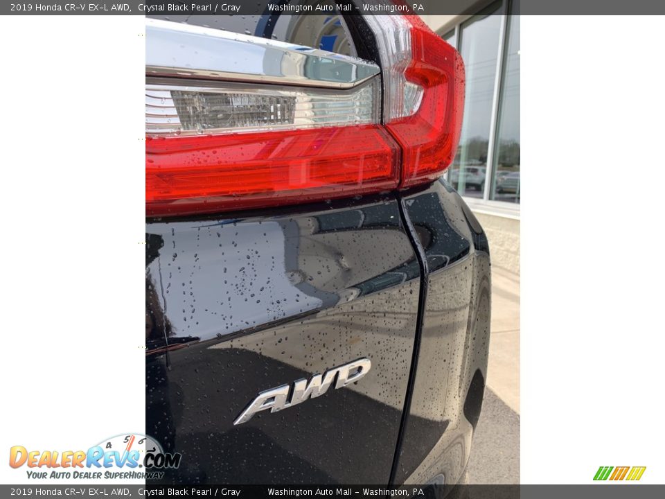 2019 Honda CR-V EX-L AWD Crystal Black Pearl / Gray Photo #23