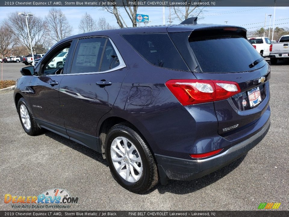 2019 Chevrolet Equinox LT AWD Storm Blue Metallic / Jet Black Photo #4