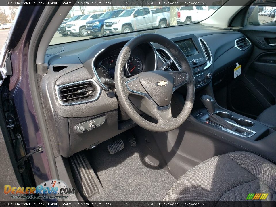 2019 Chevrolet Equinox LT AWD Storm Blue Metallic / Jet Black Photo #7