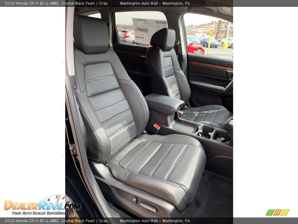 2019 Honda CR-V EX-L AWD Crystal Black Pearl / Gray Photo #29