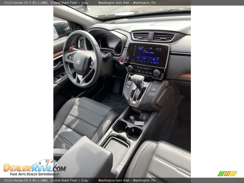 2019 Honda CR-V EX-L AWD Crystal Black Pearl / Gray Photo #30