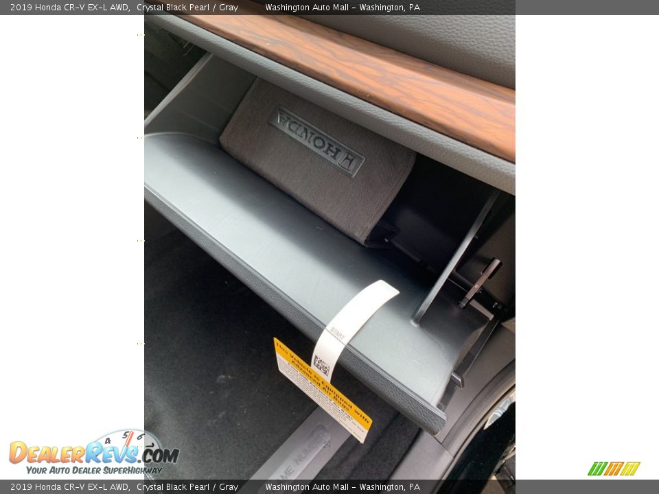 2019 Honda CR-V EX-L AWD Crystal Black Pearl / Gray Photo #31