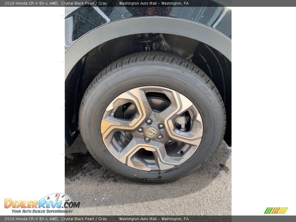 2019 Honda CR-V EX-L AWD Crystal Black Pearl / Gray Photo #33