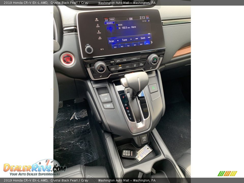 2019 Honda CR-V EX-L AWD Crystal Black Pearl / Gray Photo #35
