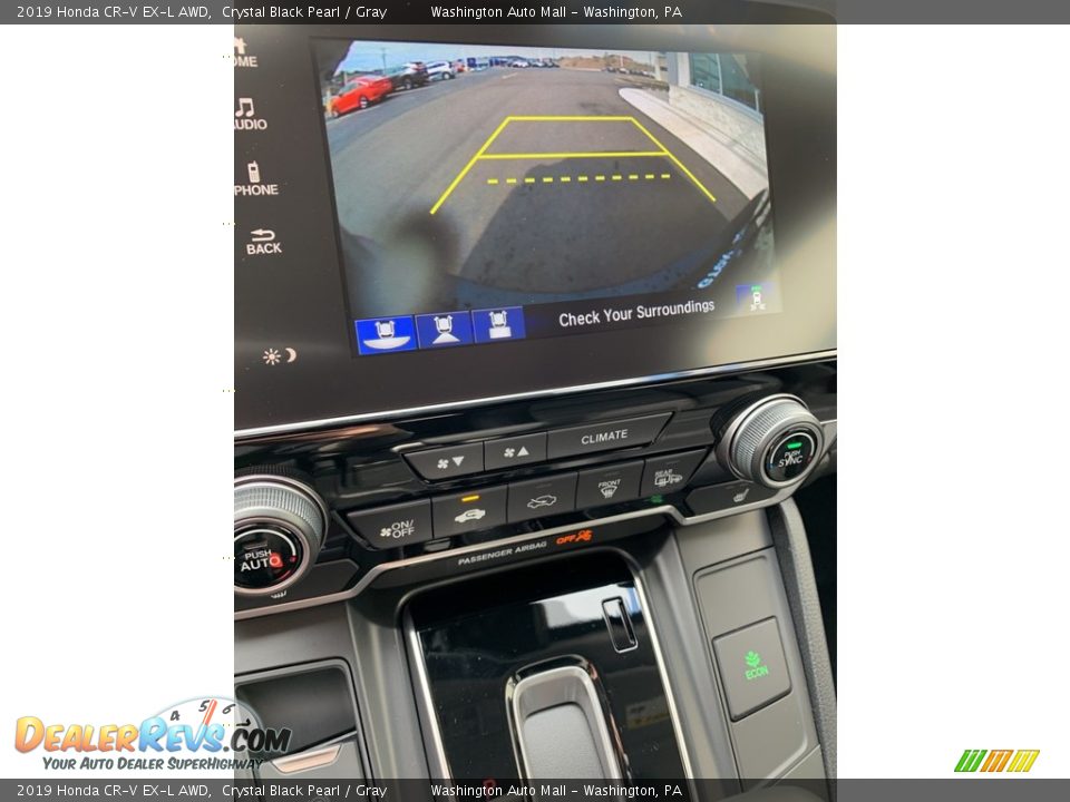 2019 Honda CR-V EX-L AWD Crystal Black Pearl / Gray Photo #36