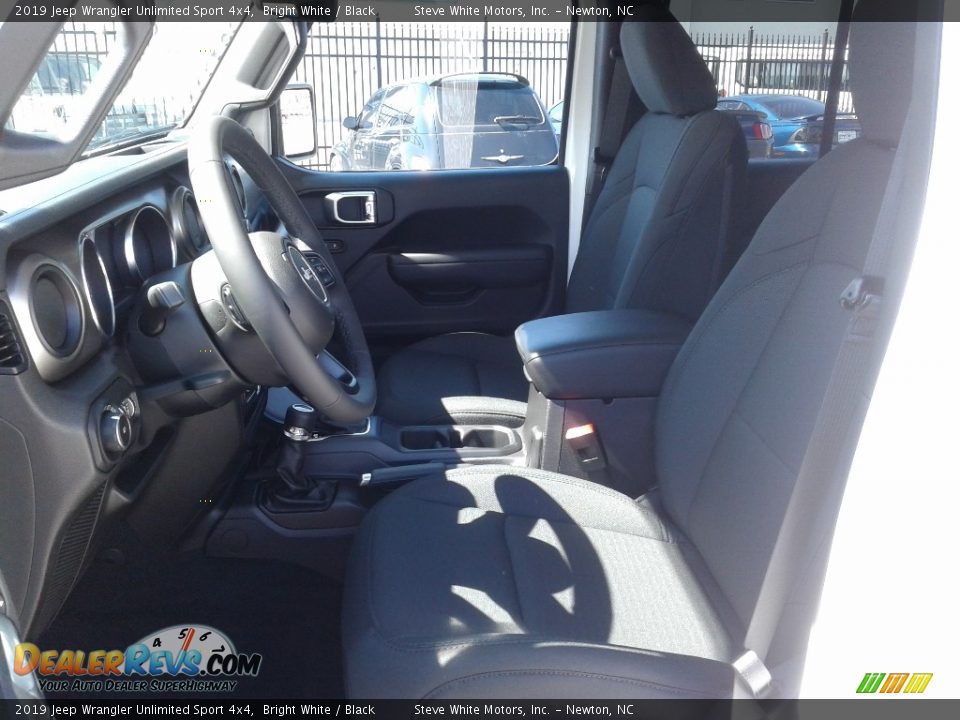 2019 Jeep Wrangler Unlimited Sport 4x4 Bright White / Black Photo #10