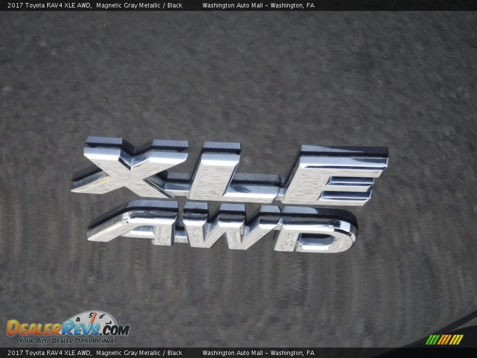 2017 Toyota RAV4 XLE AWD Magnetic Gray Metallic / Black Photo #10