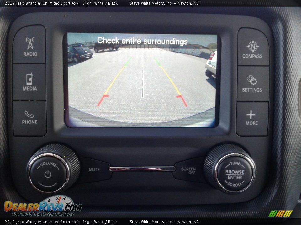 2019 Jeep Wrangler Unlimited Sport 4x4 Bright White / Black Photo #21