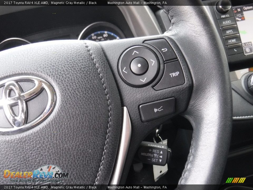 2017 Toyota RAV4 XLE AWD Magnetic Gray Metallic / Black Photo #21