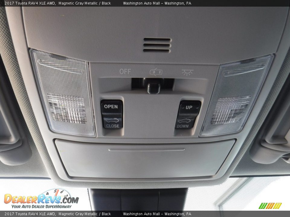 2017 Toyota RAV4 XLE AWD Magnetic Gray Metallic / Black Photo #24