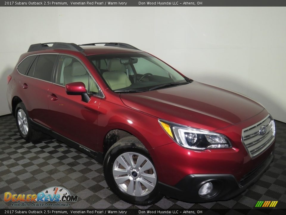 2017 Subaru Outback 2.5i Premium Venetian Red Pearl / Warm Ivory Photo #2