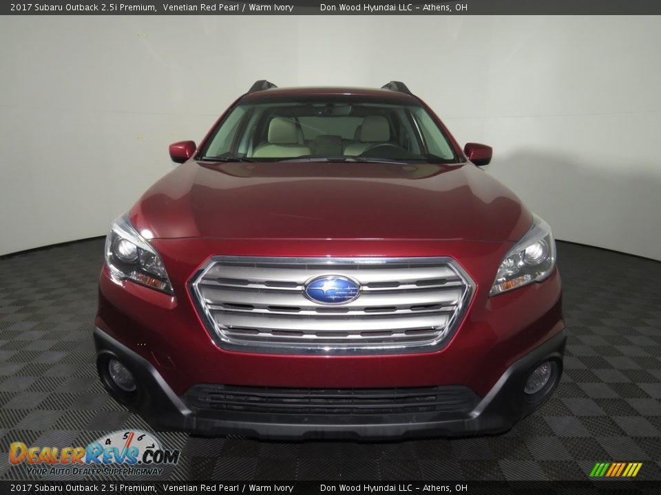 2017 Subaru Outback 2.5i Premium Venetian Red Pearl / Warm Ivory Photo #3
