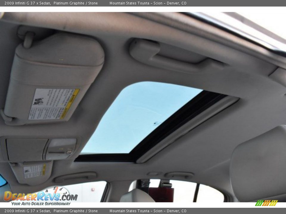 2009 Infiniti G 37 x Sedan Platinum Graphite / Stone Photo #14