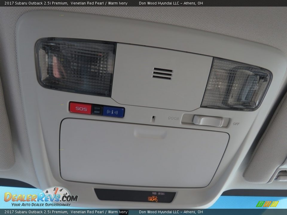 2017 Subaru Outback 2.5i Premium Venetian Red Pearl / Warm Ivory Photo #14