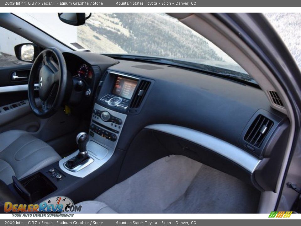 2009 Infiniti G 37 x Sedan Platinum Graphite / Stone Photo #17