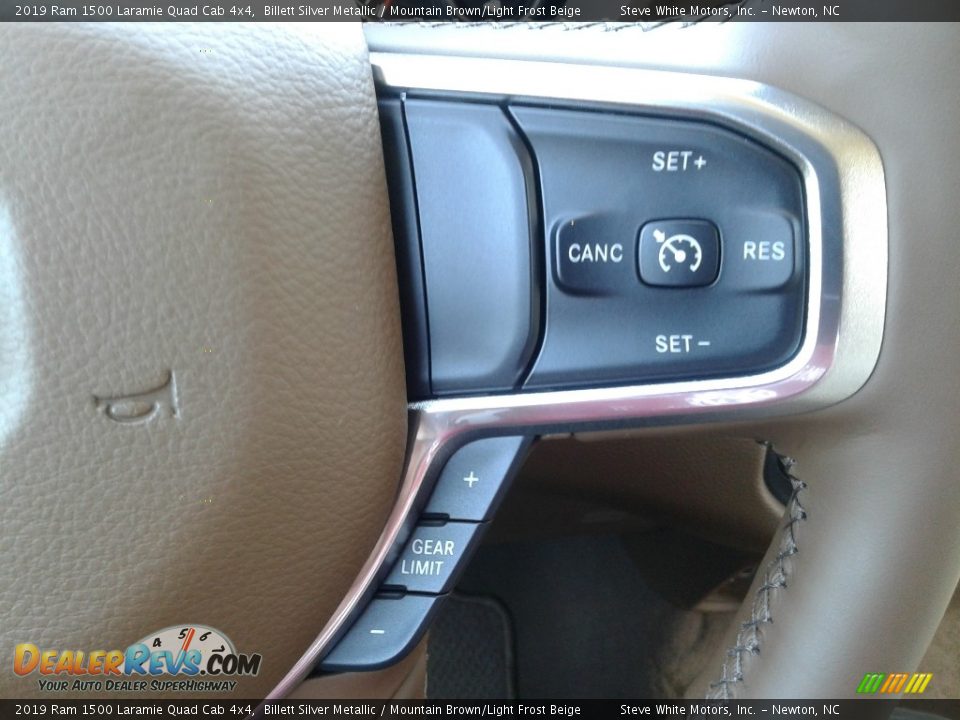 2019 Ram 1500 Laramie Quad Cab 4x4 Steering Wheel Photo #20