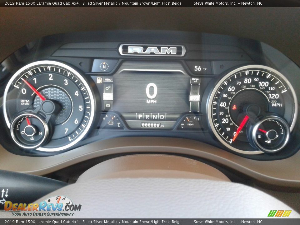 2019 Ram 1500 Laramie Quad Cab 4x4 Gauges Photo #21