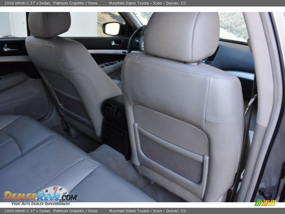 2009 Infiniti G 37 x Sedan Platinum Graphite / Stone Photo #21