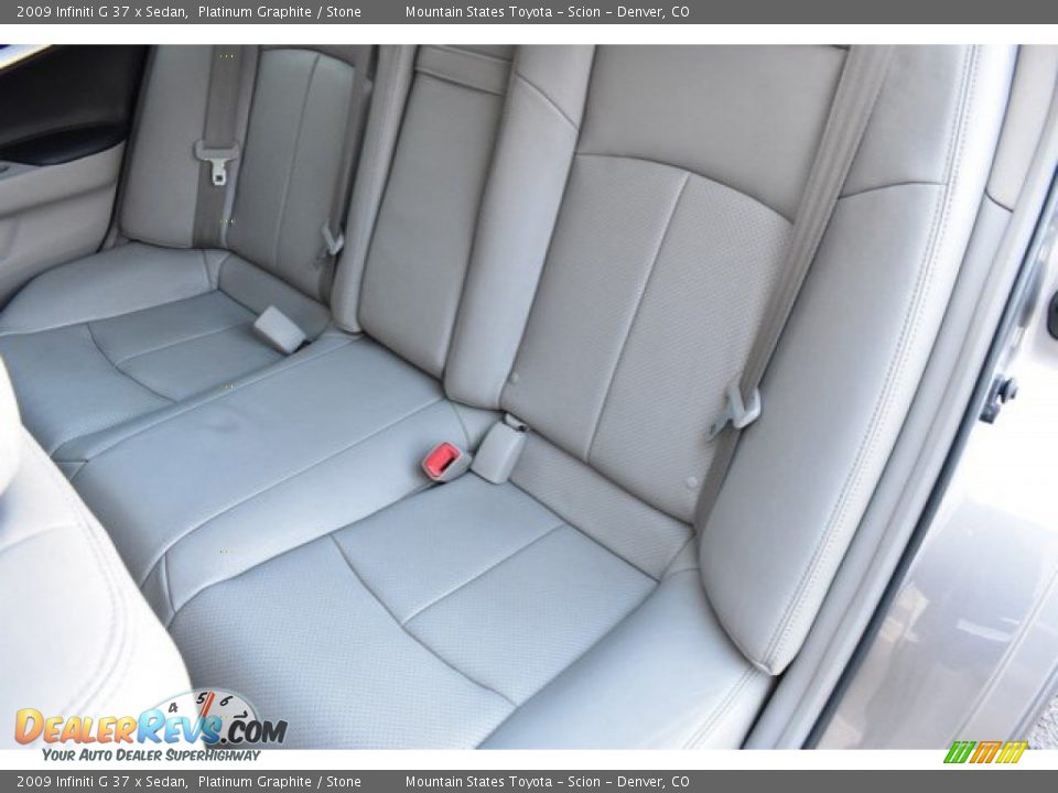 2009 Infiniti G 37 x Sedan Platinum Graphite / Stone Photo #22
