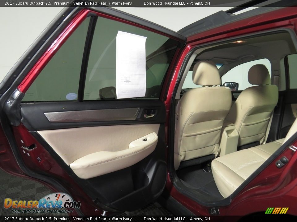 2017 Subaru Outback 2.5i Premium Venetian Red Pearl / Warm Ivory Photo #22