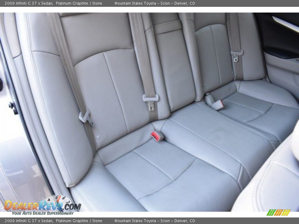 2009 Infiniti G 37 x Sedan Platinum Graphite / Stone Photo #24