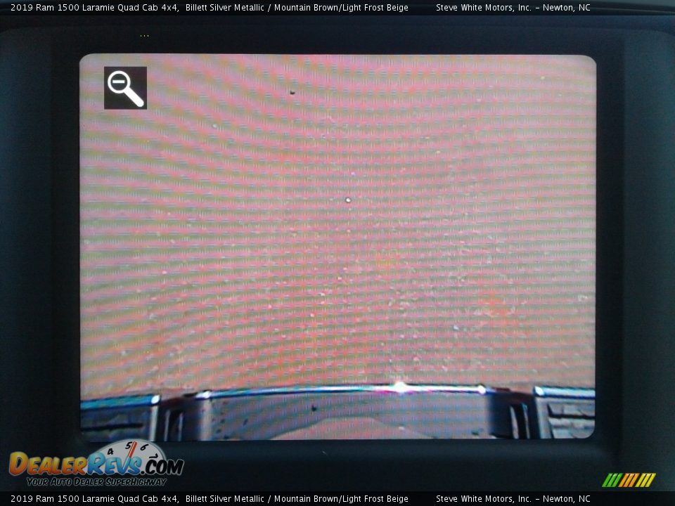 2019 Ram 1500 Laramie Quad Cab 4x4 Billett Silver Metallic / Mountain Brown/Light Frost Beige Photo #25