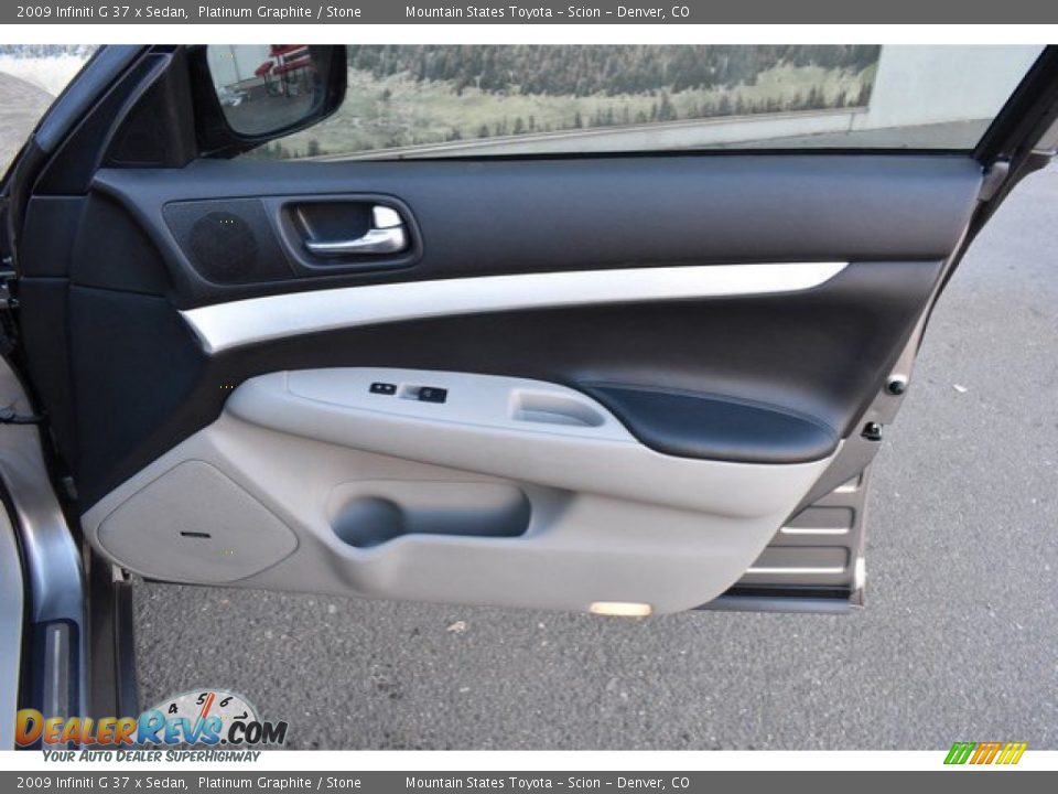 2009 Infiniti G 37 x Sedan Platinum Graphite / Stone Photo #26