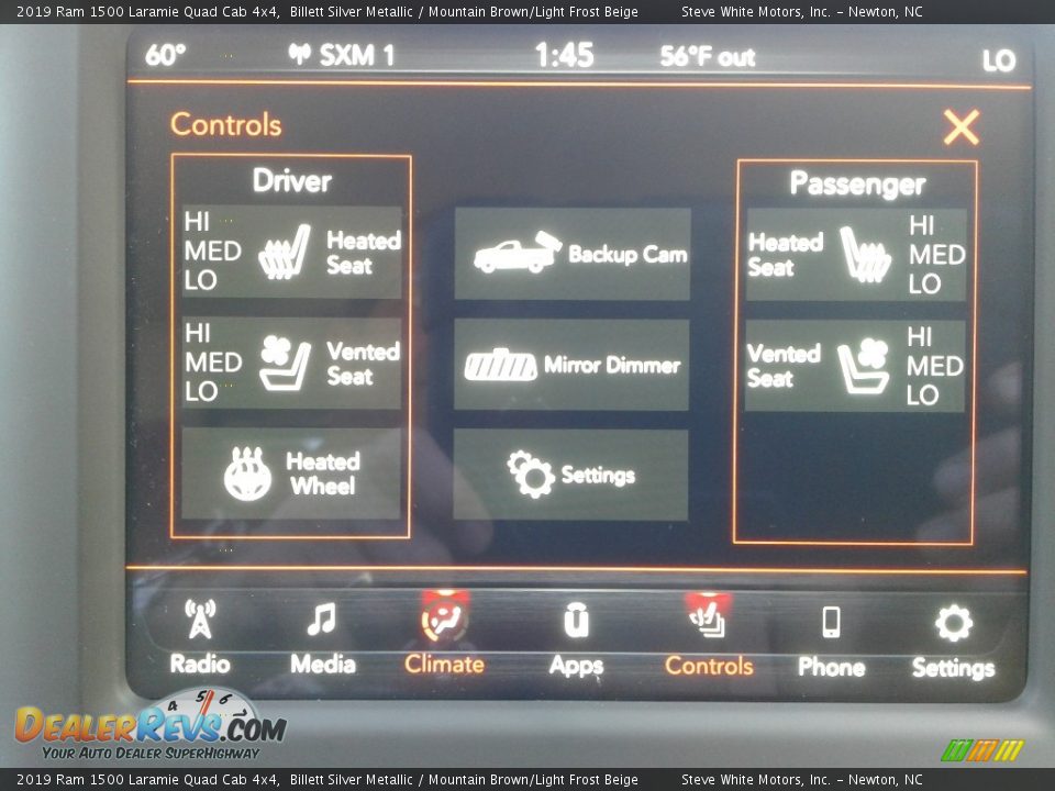 2019 Ram 1500 Laramie Quad Cab 4x4 Billett Silver Metallic / Mountain Brown/Light Frost Beige Photo #27