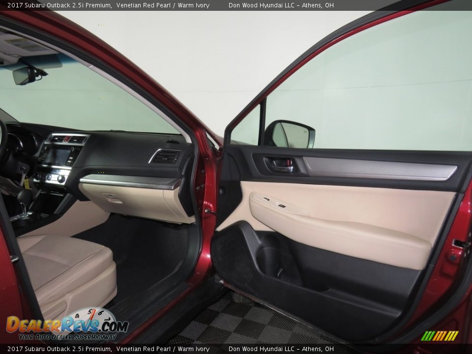 2017 Subaru Outback 2.5i Premium Venetian Red Pearl / Warm Ivory Photo #31