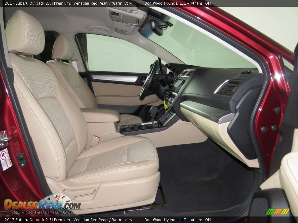2017 Subaru Outback 2.5i Premium Venetian Red Pearl / Warm Ivory Photo #32