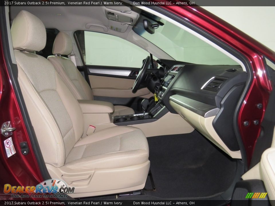 2017 Subaru Outback 2.5i Premium Venetian Red Pearl / Warm Ivory Photo #33