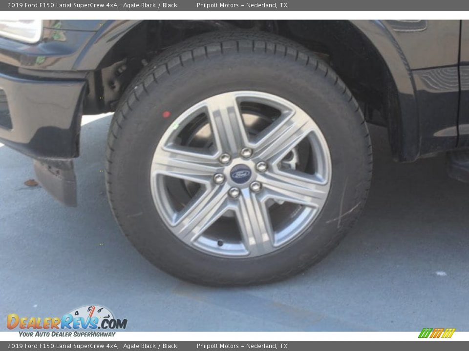 2019 Ford F150 Lariat SuperCrew 4x4 Agate Black / Black Photo #5