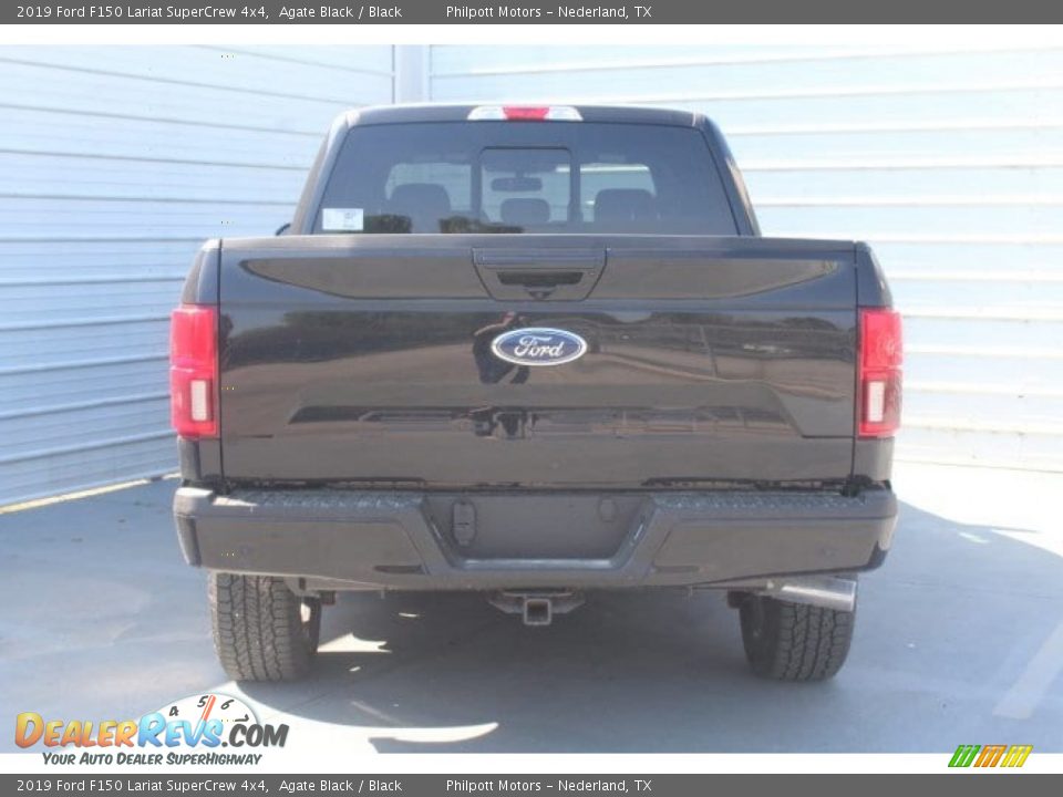 2019 Ford F150 Lariat SuperCrew 4x4 Agate Black / Black Photo #7