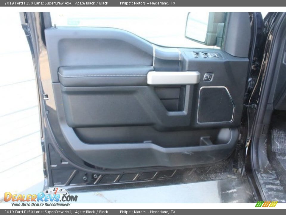 2019 Ford F150 Lariat SuperCrew 4x4 Agate Black / Black Photo #9