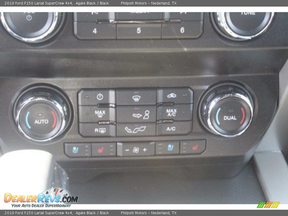 2019 Ford F150 Lariat SuperCrew 4x4 Agate Black / Black Photo #13