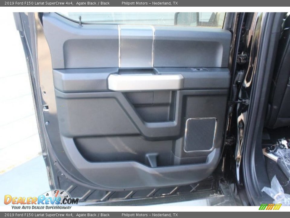 2019 Ford F150 Lariat SuperCrew 4x4 Agate Black / Black Photo #18