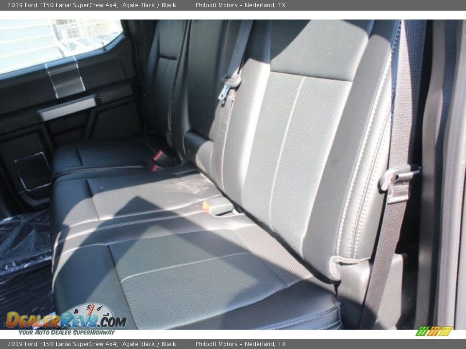 2019 Ford F150 Lariat SuperCrew 4x4 Agate Black / Black Photo #19