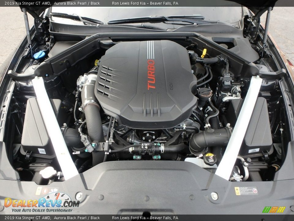 2019 Kia Stinger GT AWD 3.3 Liter GDI Turbocharged DOHC 24-Valve CVVT V6 Engine Photo #8