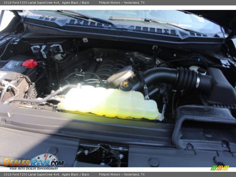 2019 Ford F150 Lariat SuperCrew 4x4 Agate Black / Black Photo #23