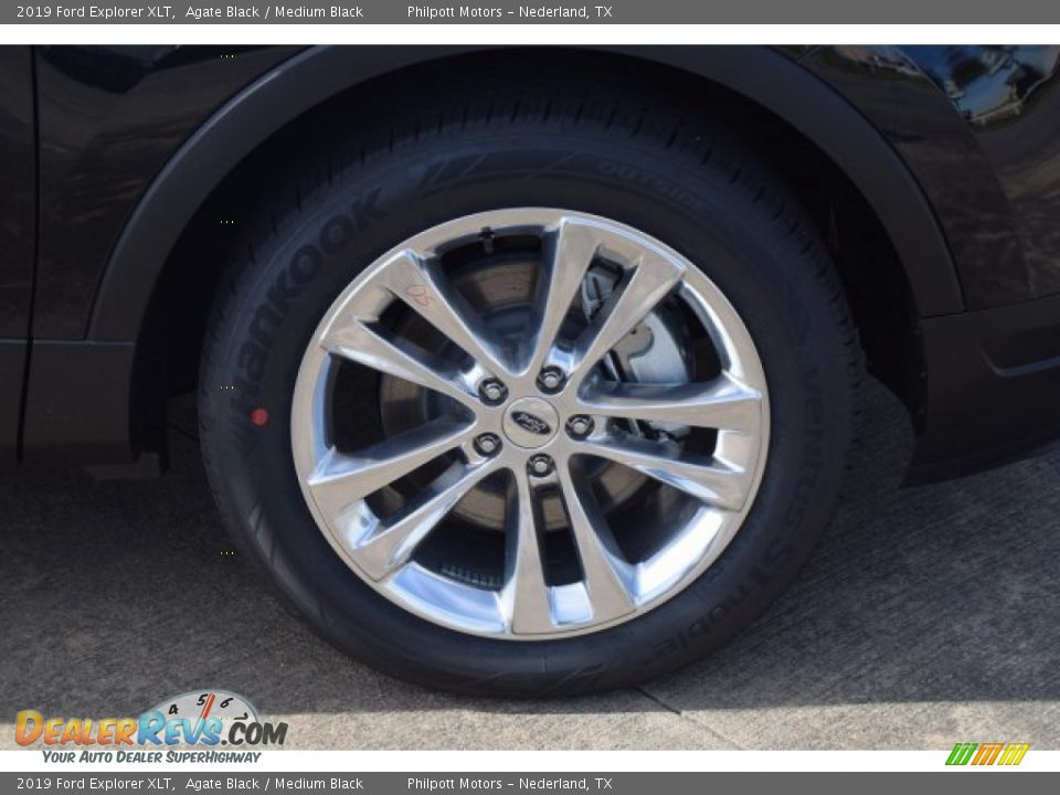 2019 Ford Explorer XLT Agate Black / Medium Black Photo #12