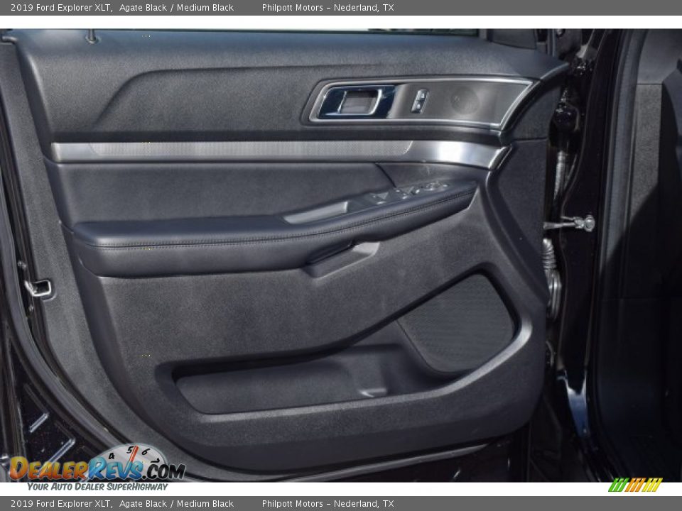 2019 Ford Explorer XLT Agate Black / Medium Black Photo #13
