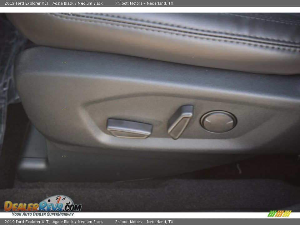 2019 Ford Explorer XLT Agate Black / Medium Black Photo #14