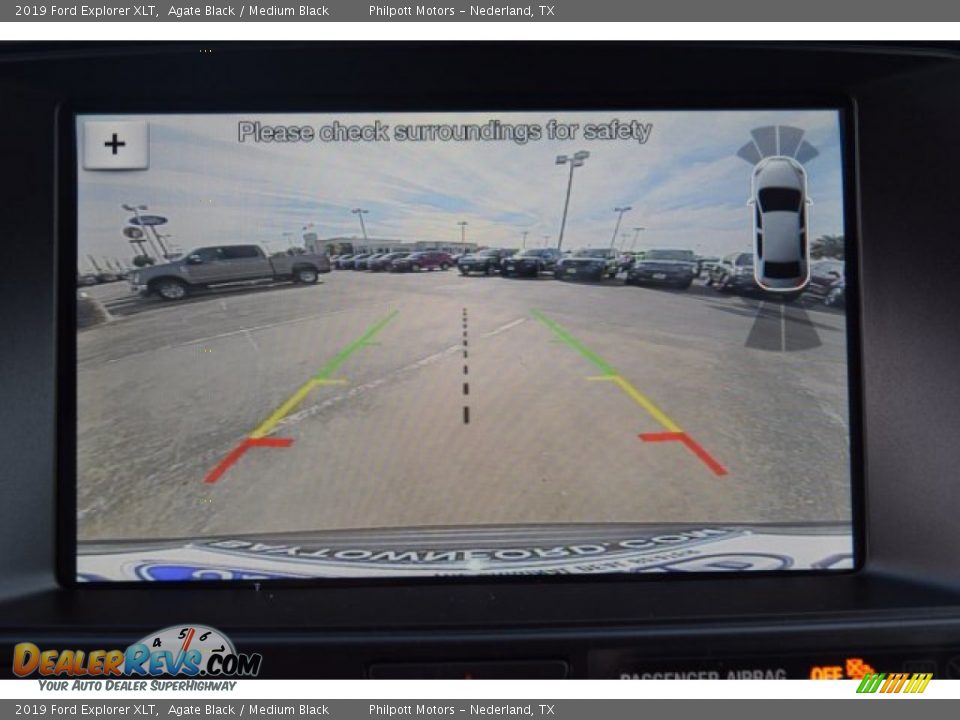 2019 Ford Explorer XLT Agate Black / Medium Black Photo #17