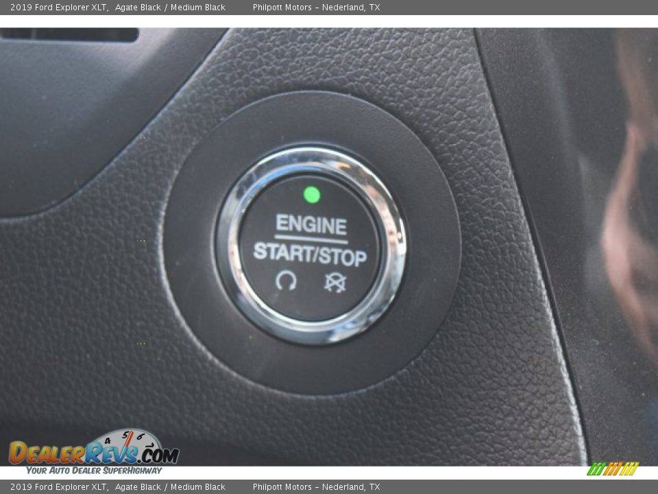 2019 Ford Explorer XLT Agate Black / Medium Black Photo #19