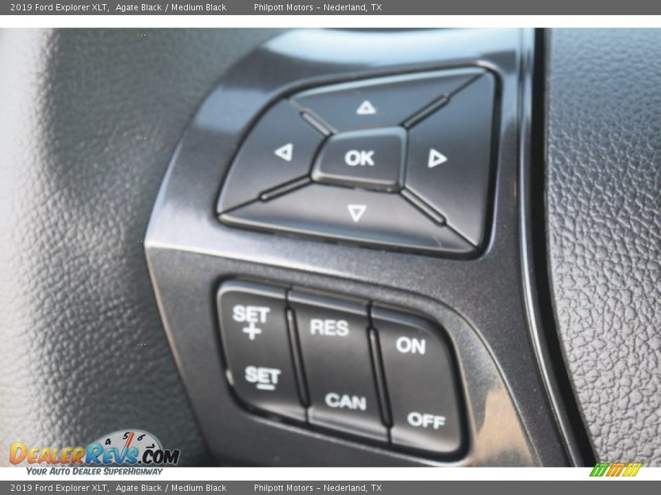 2019 Ford Explorer XLT Agate Black / Medium Black Photo #20