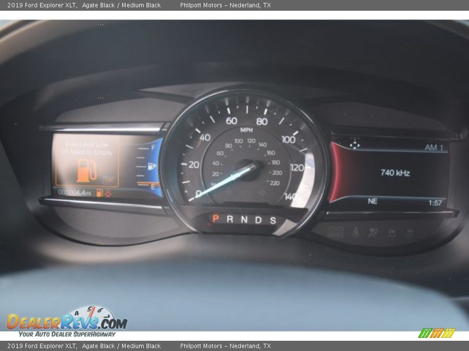 2019 Ford Explorer XLT Agate Black / Medium Black Photo #22